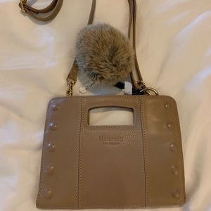 Hammitt wallet bag with fur poof